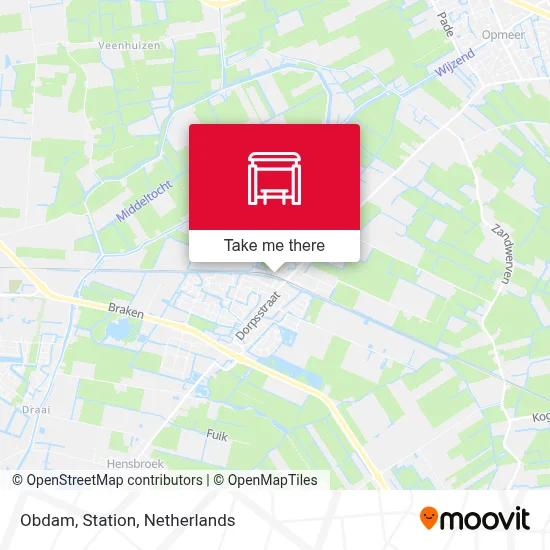 Obdam, Station Karte