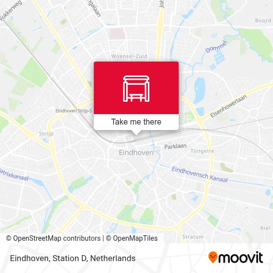 Eindhoven, Station D map