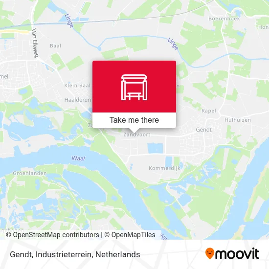 Gendt, Industrieterrein map