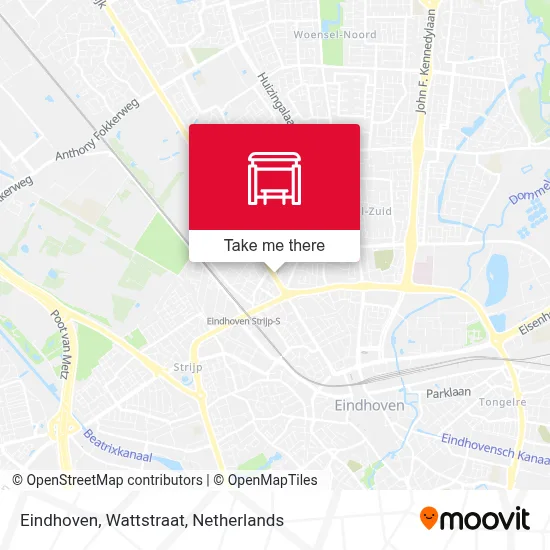 Eindhoven, Wattstraat map