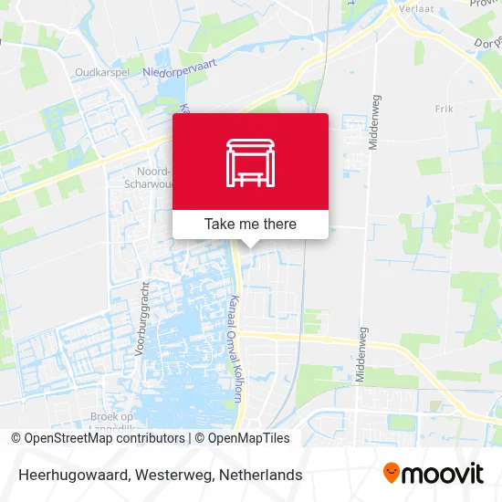 Heerhugowaard, Westerweg map