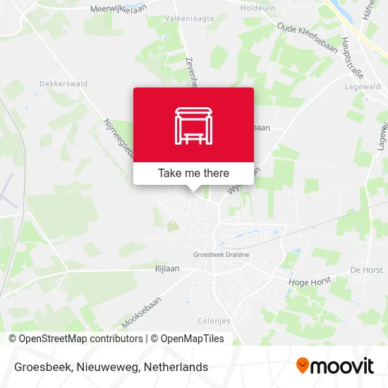 Groesbeek, Nieuweweg Karte