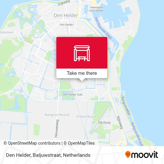 Den Helder, Baljuwstraat map