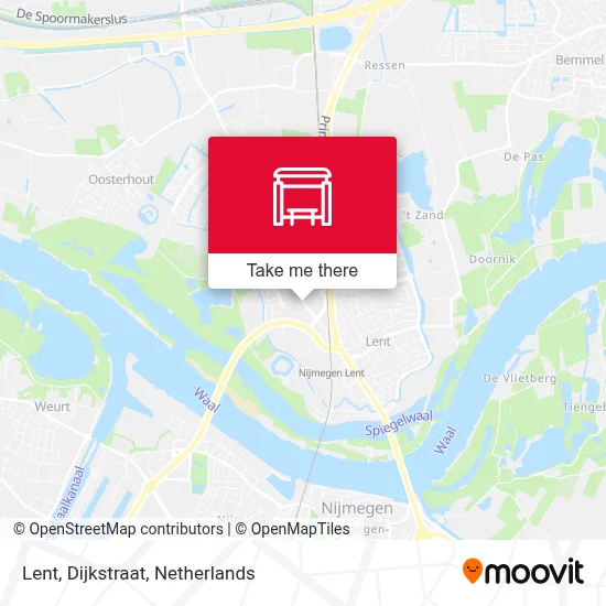 Lent, Dijkstraat map