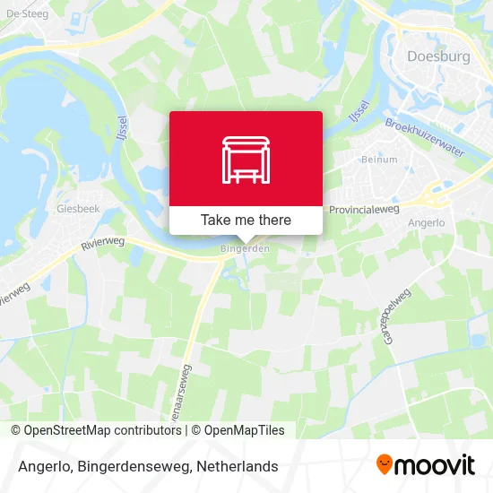Angerlo, Bingerdenseweg Karte