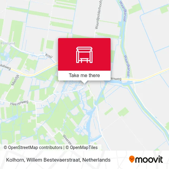 Kolhorn, Willem Bestevaerstraat map