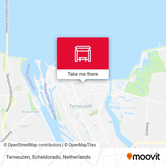 Terneuzen, Scheldorado Karte