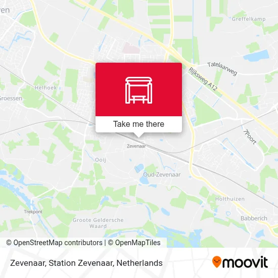 Zevenaar, Station Zevenaar map