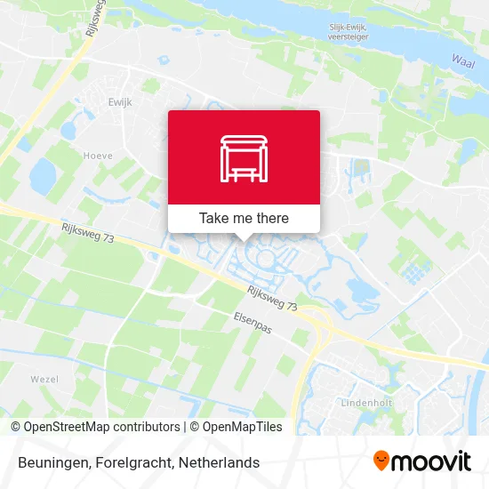 Beuningen, Forelgracht map