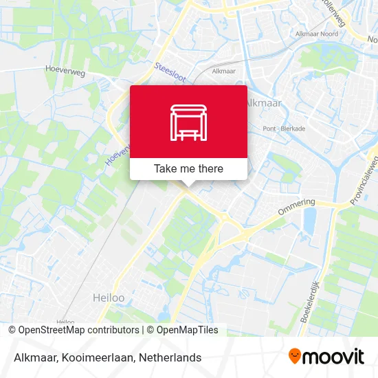Alkmaar, Kooimeerlaan map