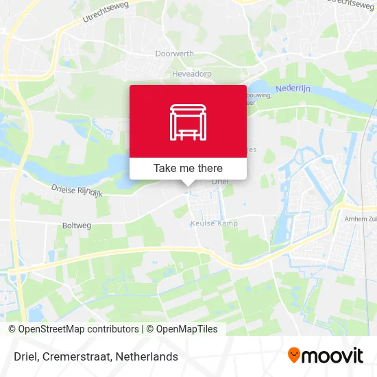 Driel, Cremerstraat map