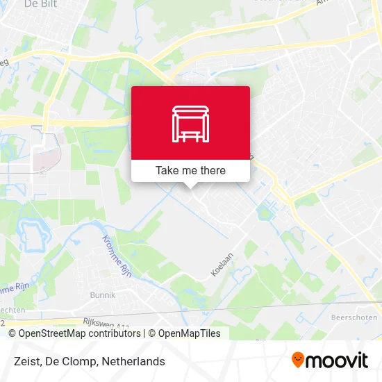 Zeist, De Clomp map