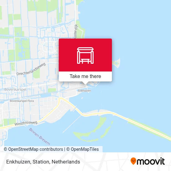 Enkhuizen, Station map