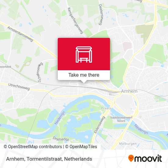 Arnhem, Tormentilstraat map