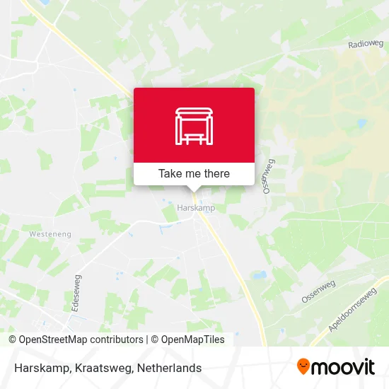 Harskamp, Kraatsweg map