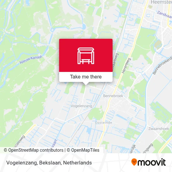 Vogelenzang, Bekslaan map