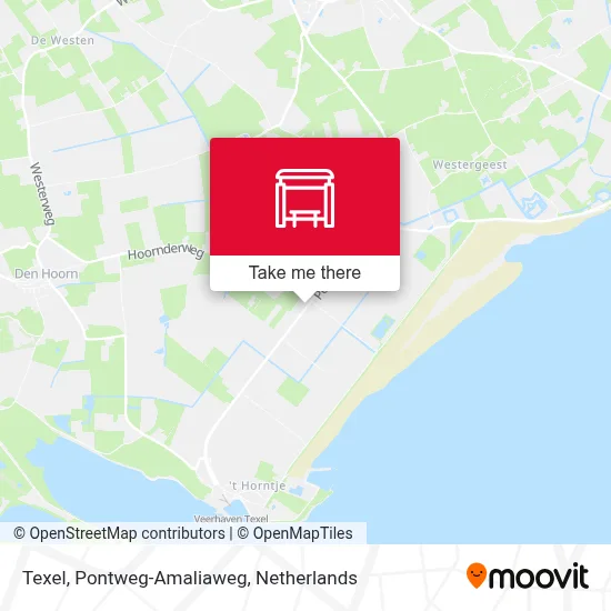 Texel, Pontweg-Amaliaweg map