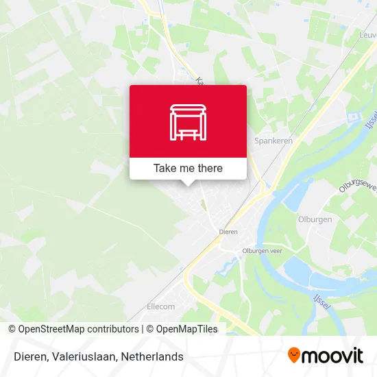 Dieren, Valeriuslaan Karte