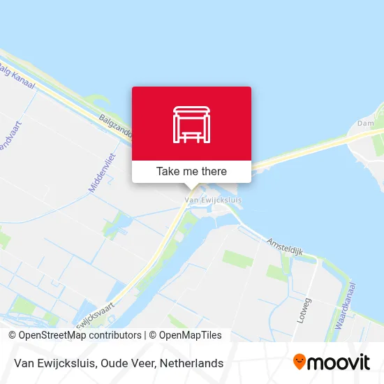 Van Ewijcksluis, Oude Veer map