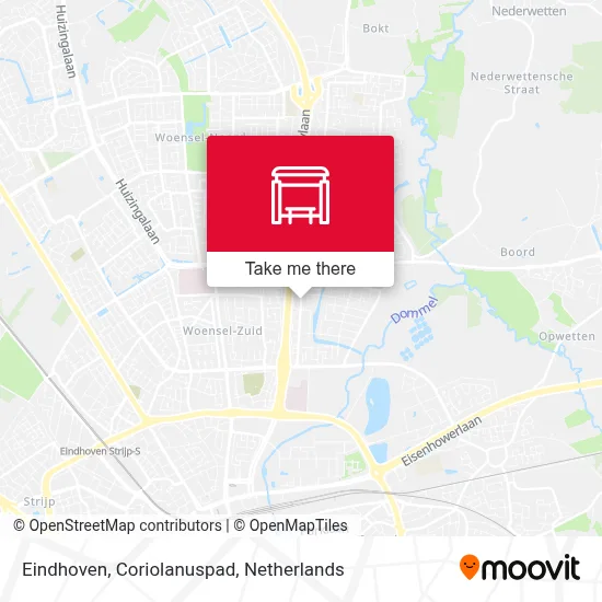 Eindhoven, Coriolanuspad Karte