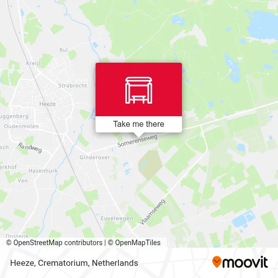 Heeze, Crematorium Karte