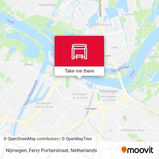Nijmegen, Ferry Portierstraat map