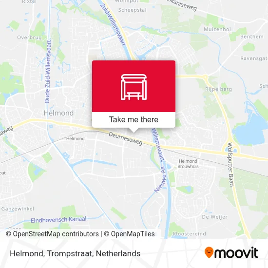 Helmond, Trompstraat Karte