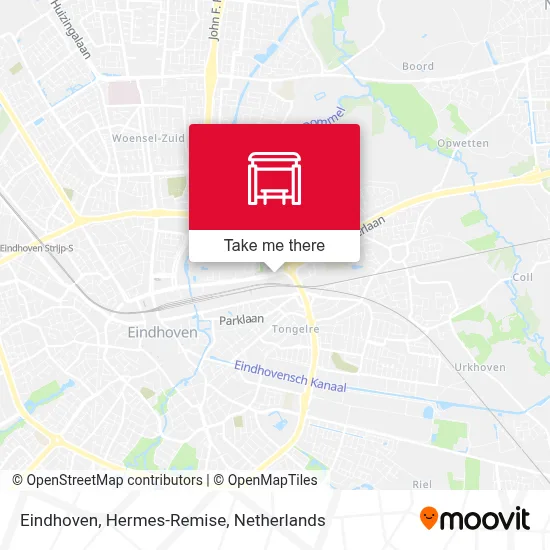 Eindhoven, Hermes-Remise map