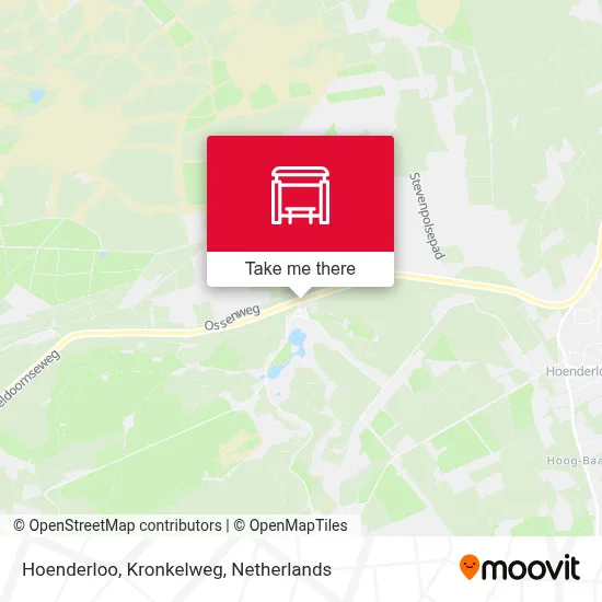 Hoenderloo, Kronkelweg Karte