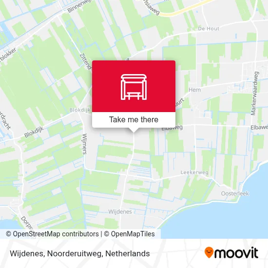 Wijdenes, Noorderuitweg map