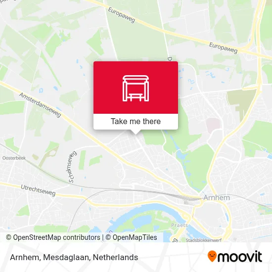Arnhem, Mesdaglaan map