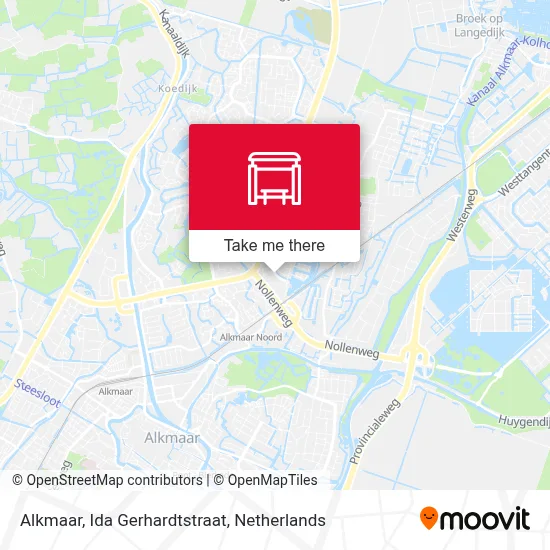 Alkmaar, Ida Gerhardtstraat map