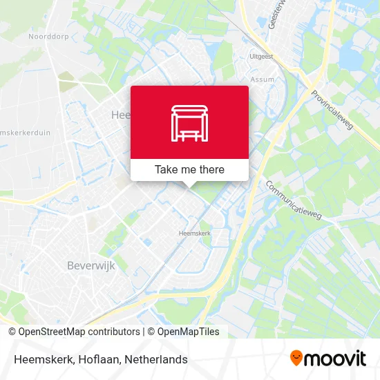 Heemskerk, Hoflaan Karte