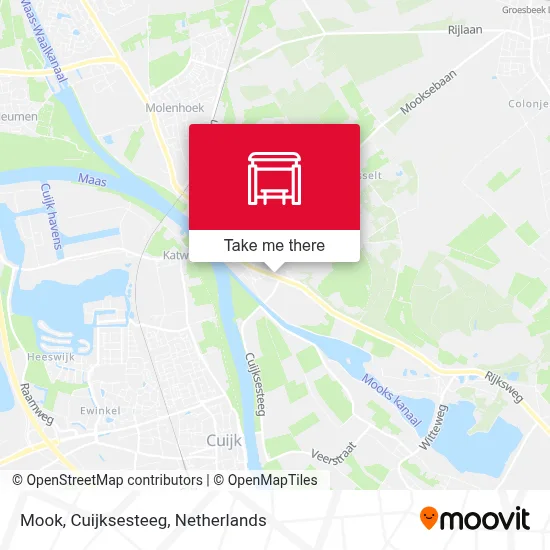 Mook, Cuijksesteeg map