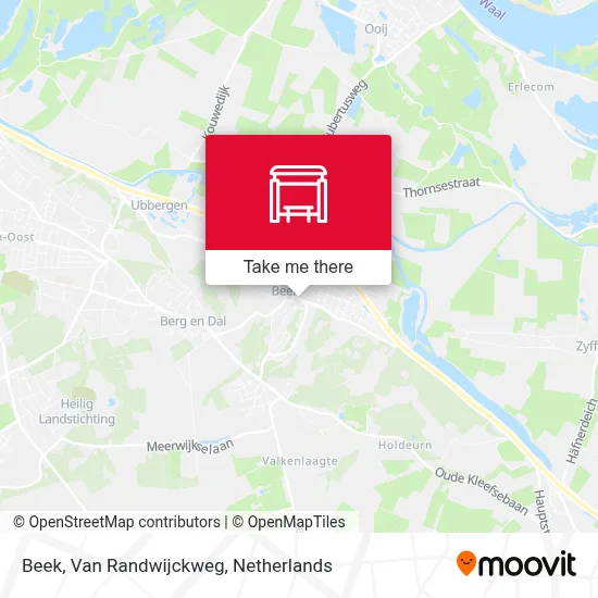 Beek, Van Randwijckweg Karte
