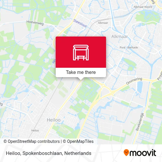 Heiloo, Spokenboschlaan map