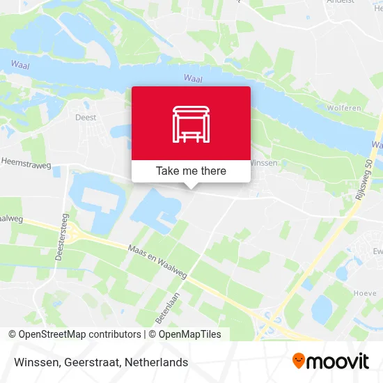 Winssen, Geerstraat Karte