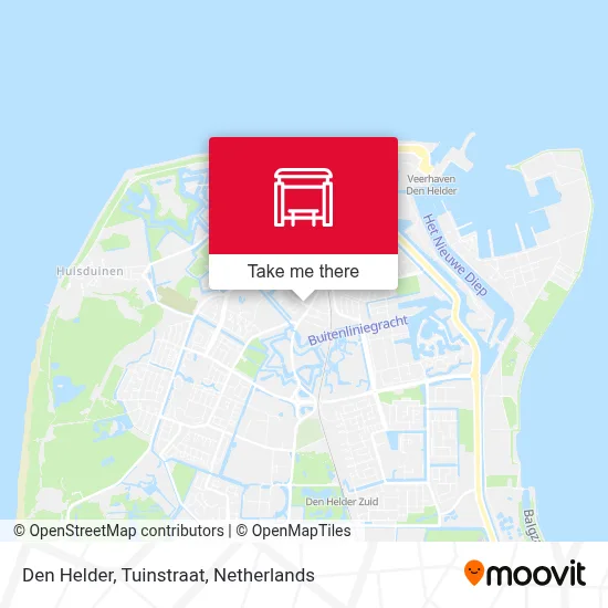 Den Helder, Tuinstraat Karte
