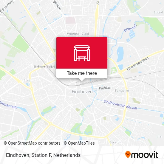 Eindhoven, Station F map