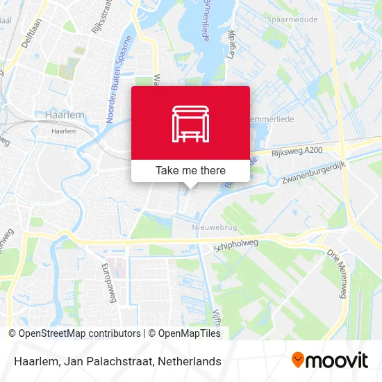 Haarlem, Jan Palachstraat Karte