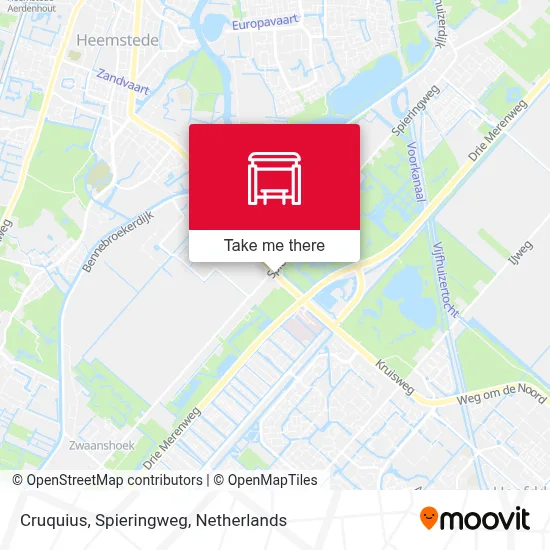 Cruquius, Spieringweg map