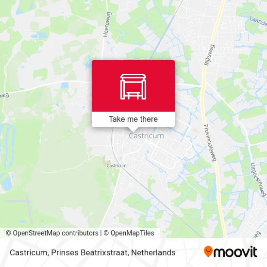Castricum, Prinses Beatrixstraat map