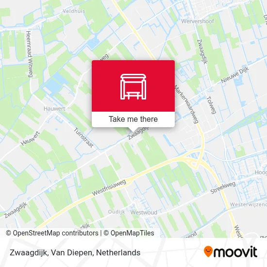 Zwaagdijk, Van Diepen map