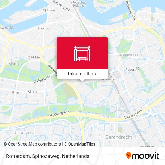 Rotterdam, Spinozaweg map