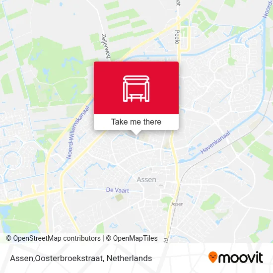 Assen,Oosterbroekstraat map