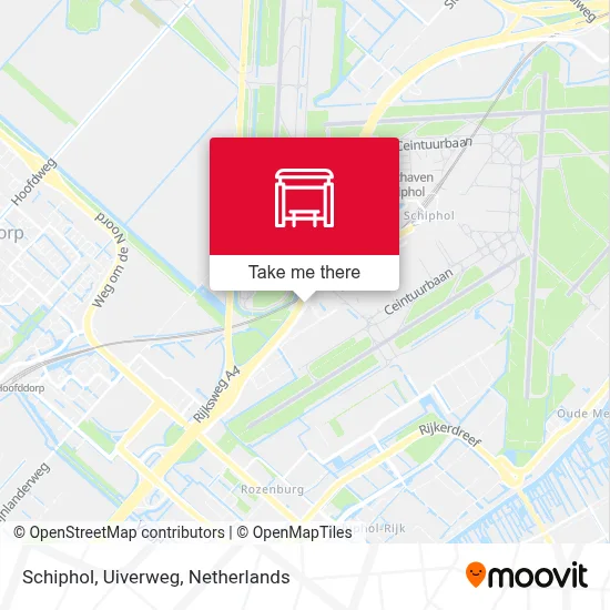 Schiphol, Uiverweg map
