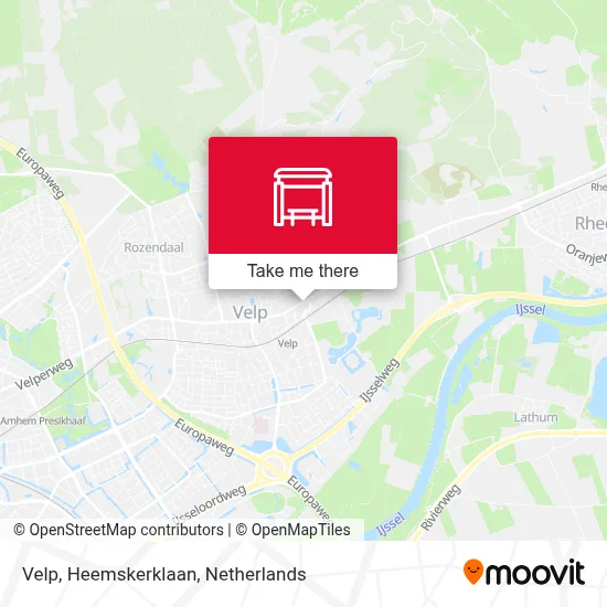 Velp, Heemskerklaan Karte