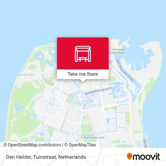 Den Helder, Tuinstraat map