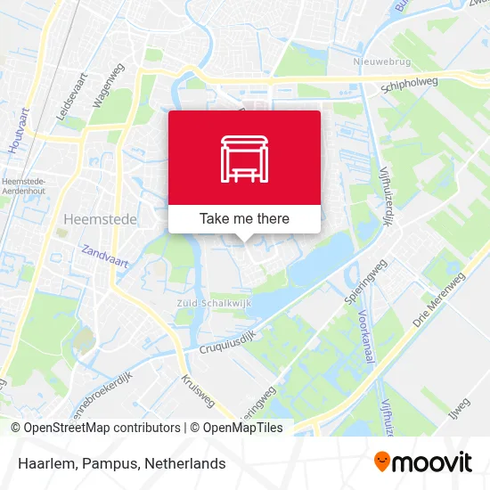 Haarlem, Pampus Karte