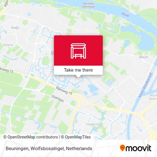 Beuningen, Wolfsbossingel map